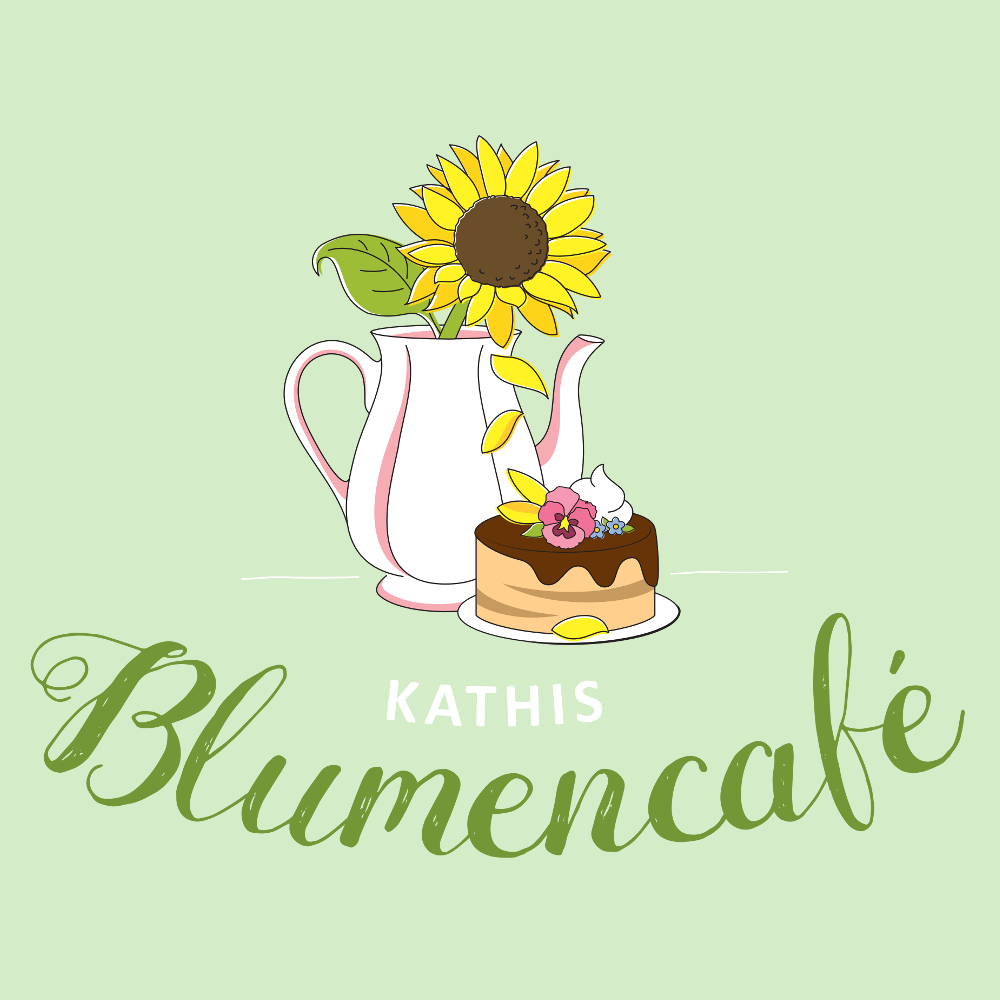 Logo Design für Kathis Blumencafé