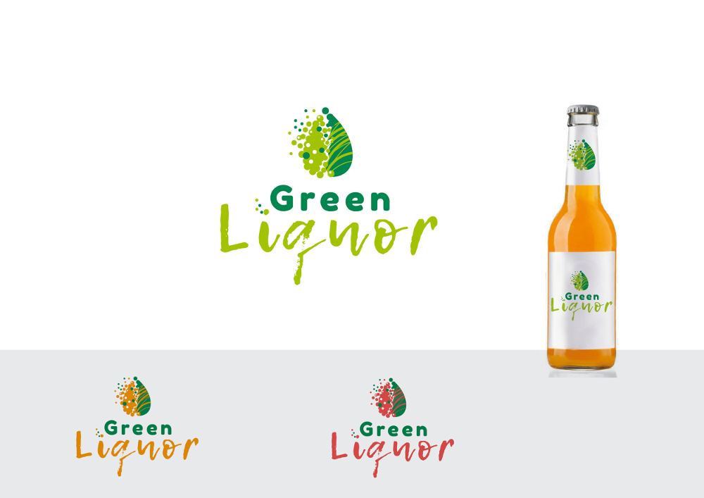 Pflanzen Logo Design für GreenLiquor