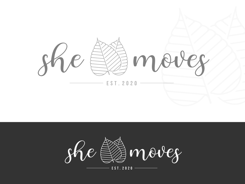 Pflanzen Logo für she moves