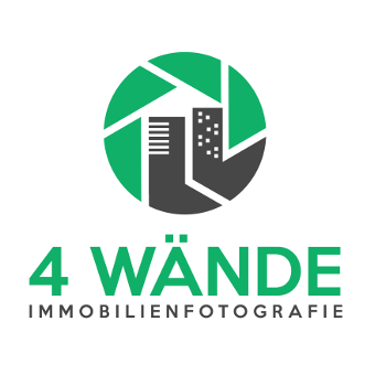 Haus Logo, 4 Wände Immobilienfotografie