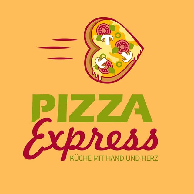 Comic Logo für Pizza Express