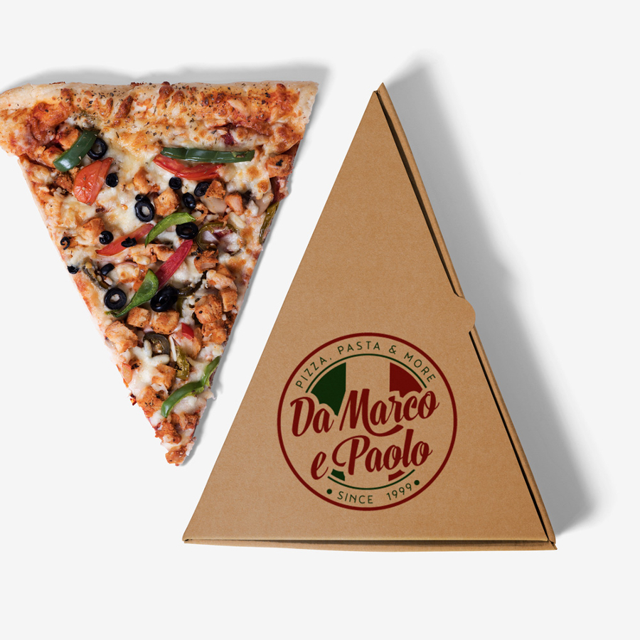 Pizza Logo für Da Marco e Paolo