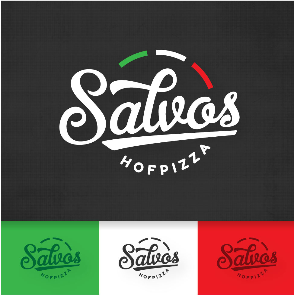 Pizza Logo für Salvos Hofpizza