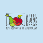 Apfel-Birne-Berge-Obstlogos