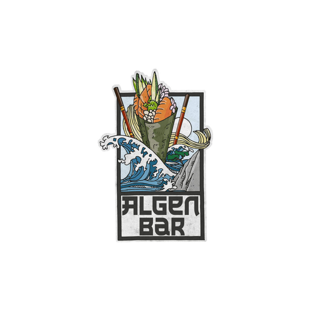 Sushi Logo von Algenbar