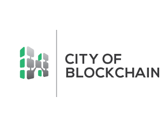 Technologie Logo, City of Blockchain