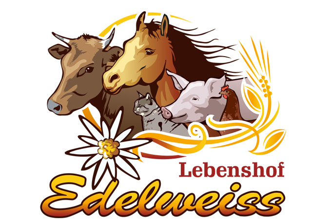 Katzen Logo, Hof Edelweiss