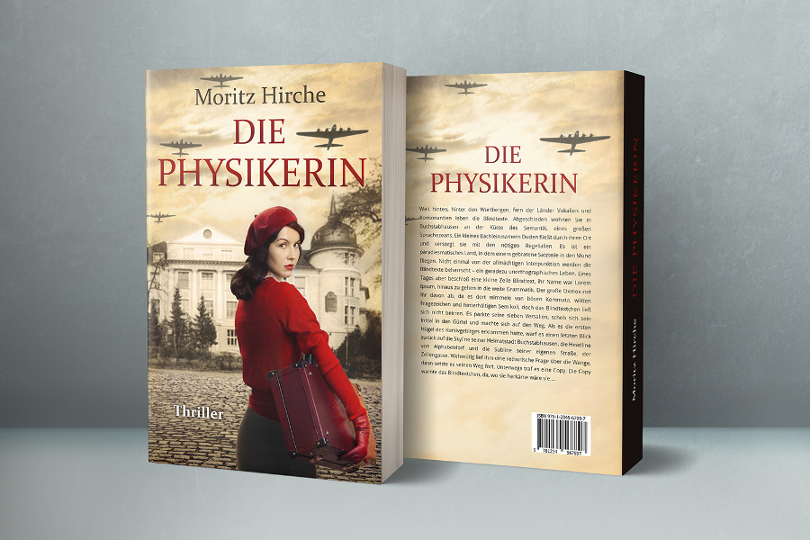 Thriller Buchcover für Moritz Hirche