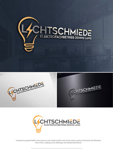 Elektriker Logo von lichtschmide