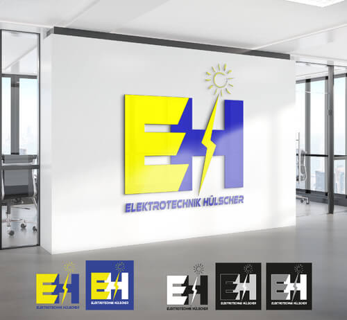 Elektriker Logo von eh