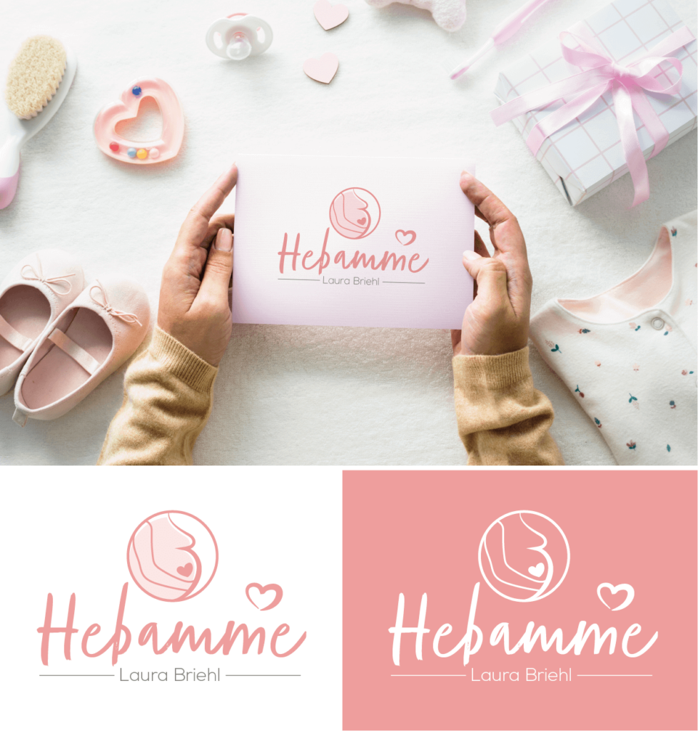 Hebamme Logo Design