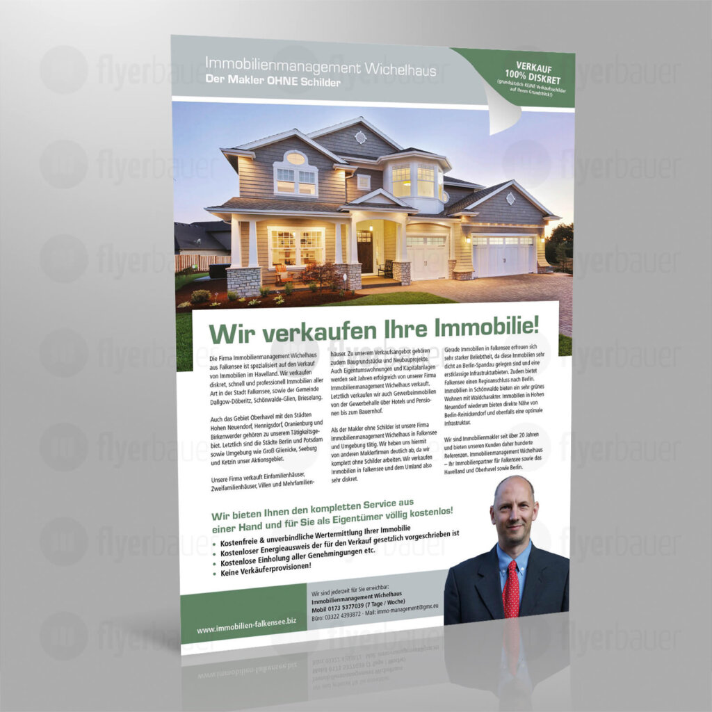 Immobilien Flyer