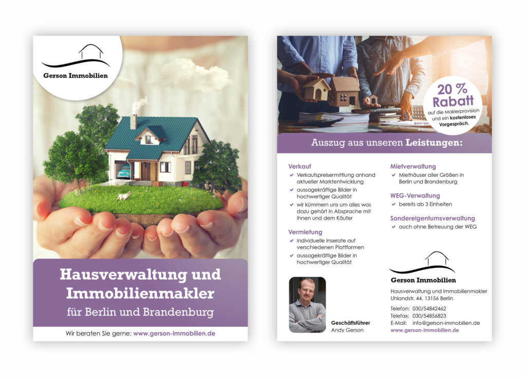 Flyer Immobilien