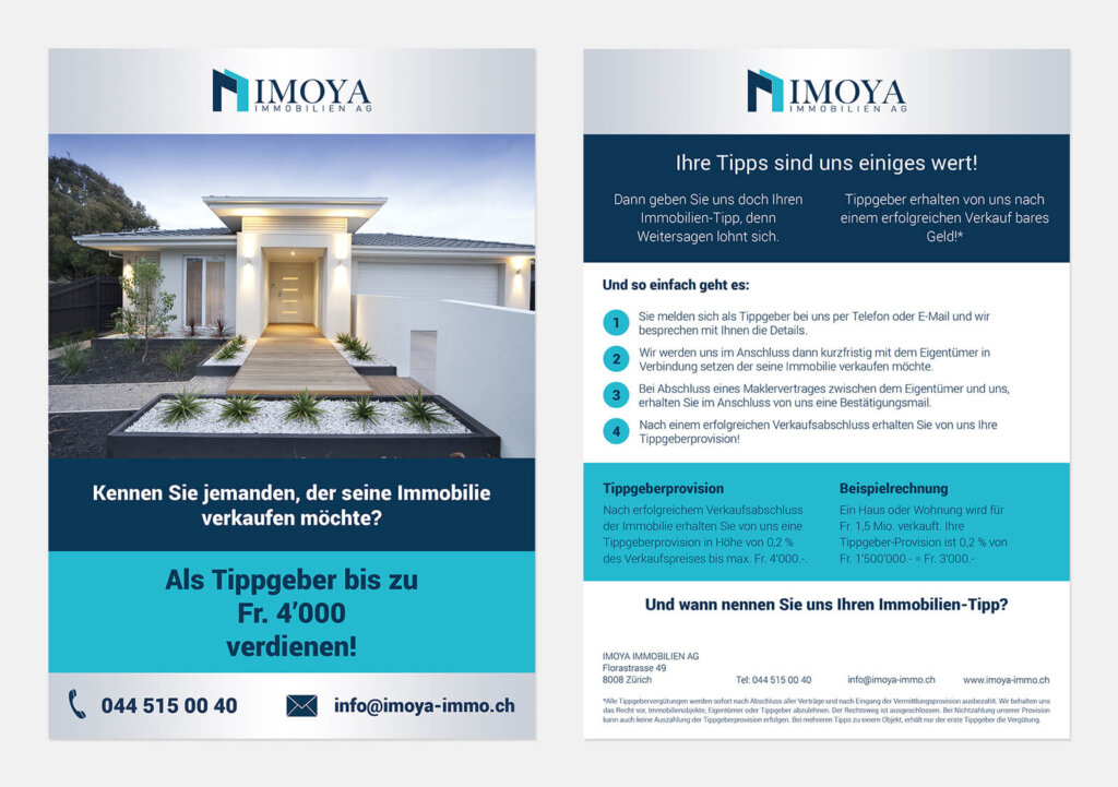 Flyer Immobilien