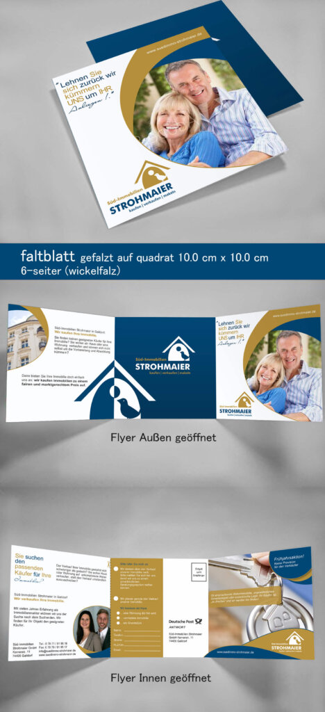 Flyer für Immobilienmakler