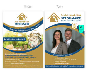 Flyer für Immobilienmakler