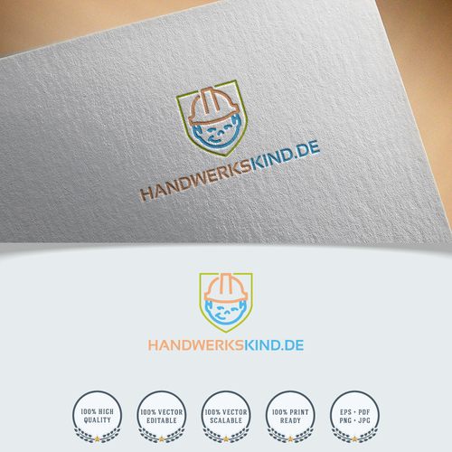 Logo für Versicherungsagentur für Kinder von Handwerkern