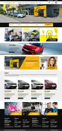  Webdesign für Autohaus mit Werkstatt