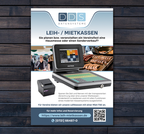 Flyer für Kassensysteme