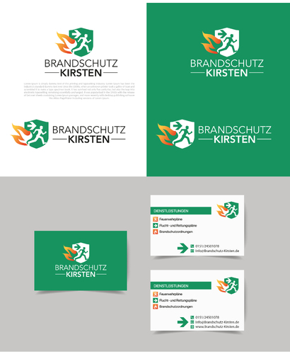 Logo & Visitenkarte für Sachkundige für Brandschutz