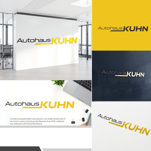 Corporate Design für Verkauf von Neu- und Gebrauchtfahrzeugen und Reparatur