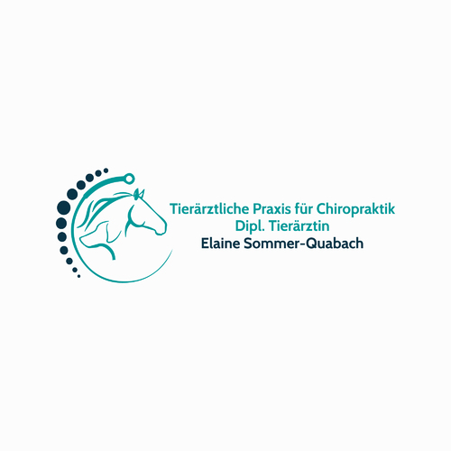 Logo-Design für eine tierärztliche Praxis für Chiropraktik