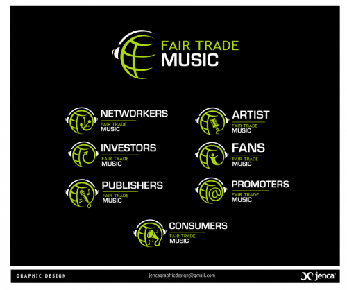 Logo für eine Fair Trade Music Plattform