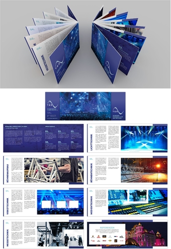 Image Broschüre für Veranstaltungstechnik