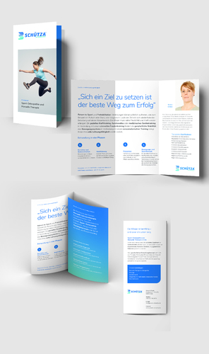 Flyer-Design maunelle Schmerztherapie