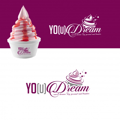 Logo-Design für Frozen Yogurt Shop