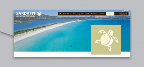 Icon-Design für Vermittler von Ferienhäusern und Apartments in Sardinien