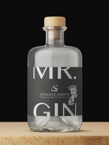 Etiketten-Design für Gin