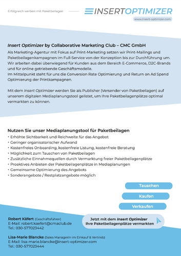 Anzeigengestaltung für Marketing-Agentur