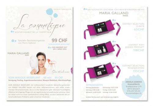 La Cosmetique Winter Flyer