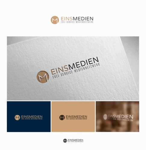 Logo-Design für die Eins Medien GmbH