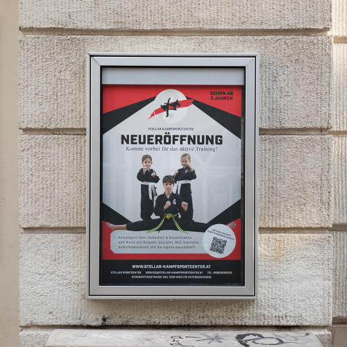  Plakat-Design für Kampfsport