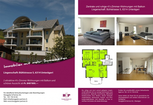 Flyer für Immobilien (A4)