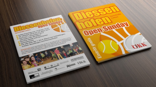 Flyer-Design für ÖKK OpenSunday Diessenhofen