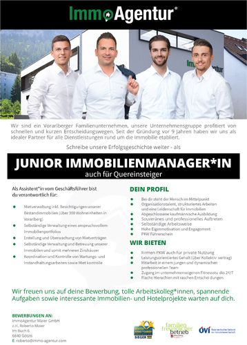 Flyer-Design für Immobilien-Entwickler und -Makler