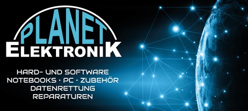 Plakat-Design für Computer Hard- und Software Einzelhandel