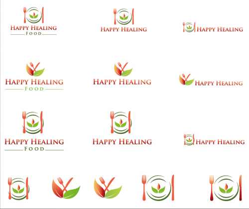  Logo-Design für Happy Healing Food