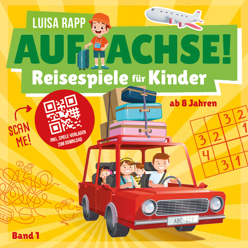 Buch-/eBook-Cover für Reisespielebuch