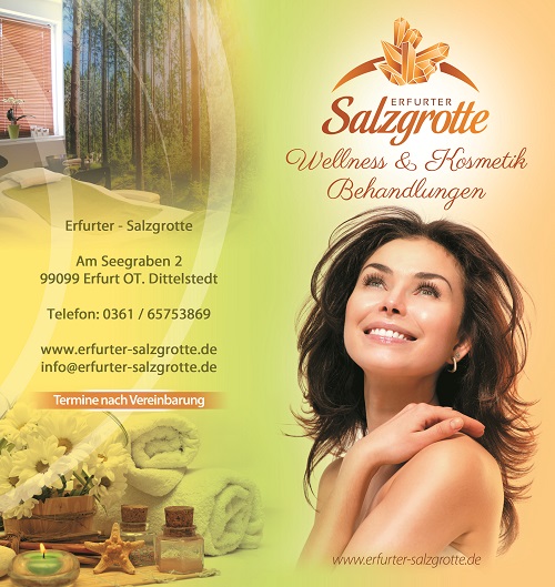 Flyer-Design für Wellness Einrichtung mit Kosmetikbereich