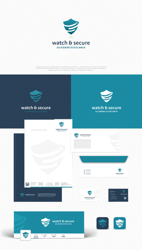 watch & secure sucht Corporate Design