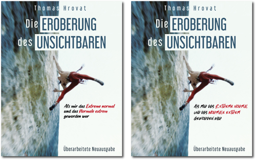 Buch-/E-Book-Cover für Buch zum Thema extremes Klettern und schwere Angsterkrankung