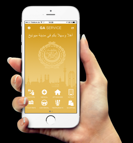 APP DESIGN+ICON für iOS & Android App | German-Arabic Service