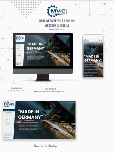 Webdesign für Metallverarbeitung
