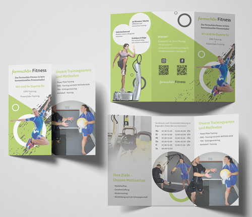 Flyer-Design für Fitness