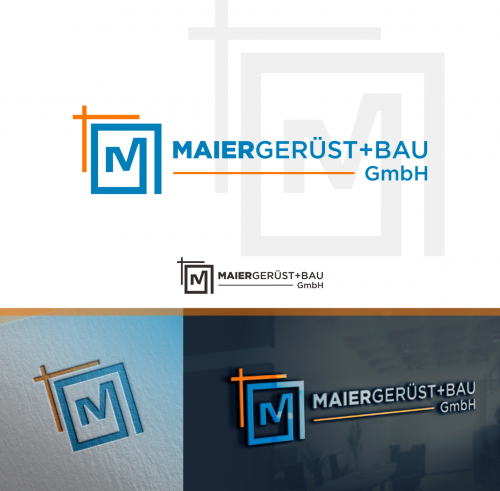  Logo-Design für Gerüstbau- und Hochbauunternehmen