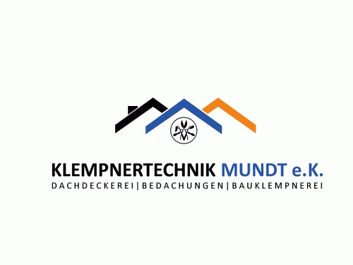  Logo-Design für Dachdecker und Bauklempner Betrieb